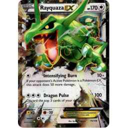 Roaring Skies - 075/108 - Rayquaza EX (Lightly Played)