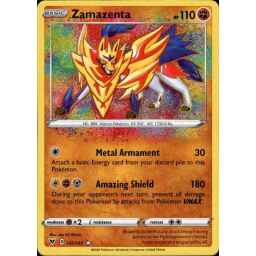 Vivid Voltage - 102/185 - Zamazenta - Amazing Rare