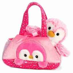 Fancy Pal Penguin - Myk Plysjveske - 21cm