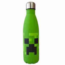 Minecraft - Rustfri stålflaske 500ml