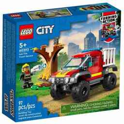 LEGO City 60393 Brannvesenets firehjulstrekker