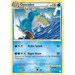 HeartGold & SoulSilver - 004/123 - Gyarados - Holo Rare (Heavily Played)