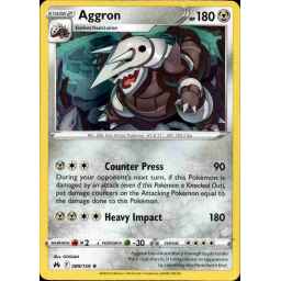 Crown Zenith - 089/159 - Aggron - Holo Rare
