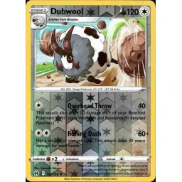 Crown Zenith - 122/159 - Dubwool - Reverse Holo