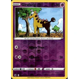 Crown Zenith - 061/159 - Girafarig - Reverse Holo