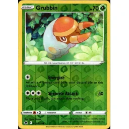 Crown Zenith - 015/159 - Grubbin - Reverse Holo