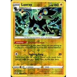 Crown Zenith - 044/159 - Luxray - Reverse Holo
