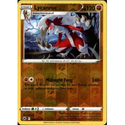 Crown Zenith - 074/159 - Lycanroc - Reverse Holo