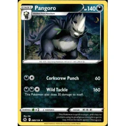 Crown Zenith - 080/159 - Pangoro - Rare
