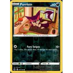 Crown Zenith - 077/159 - Purrloin - Reverse Holo