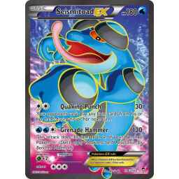 Furious Fists - 106/111 - Seismitoad EX (Heavily Played)