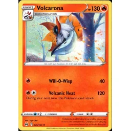 Crown Zenith - 025/159 - Volcarona - Rare