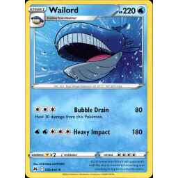 Crown Zenith - 032/159 - Wailord - Rare