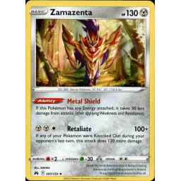 Crown Zenith - 097/159 - Zamazenta - Holo Rare