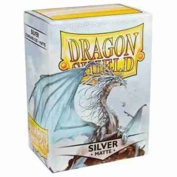 Dragon Shield Standard Sleeves - Matte Silver