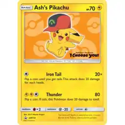 Black Star Promo - SM110 - Ash's Pikachu (Lightly Played)