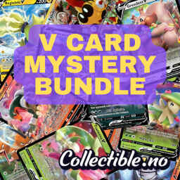 Collectible Pokemon Mystery Bundle - 5 stk Random V / EX Kort