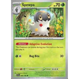 Scarlet & Violet - 009/198 - Spewpa - Reverse Holo