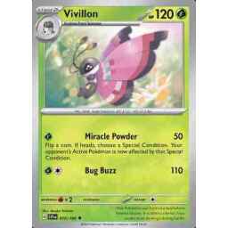 Scarlet & Violet - 010/198 - Vivillon - Reverse Holo