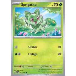 Scarlet & Violet - 013/198 - Sprigatito - Reverse Holo
