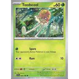 Scarlet & Violet - 025/198 - Toedscool - Reverse Holo