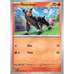Scarlet & Violet - 033/198 - Houndour - Reverse Holo