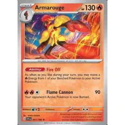 Scarlet & Violet - 041/198 - Armarouge - Holo Rare