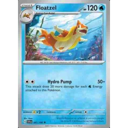 Scarlet & Violet - 047/198 - Floatzel - Reverse Holo