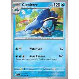 Scarlet & Violet - 050/198 - Clawitzer - Reverse Holo