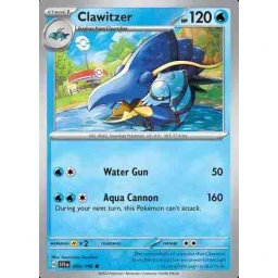 Scarlet & Violet - 050/198 - Clawitzer - Reverse Holo