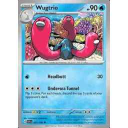 Scarlet & Violet - 057/198 - Wugtrio - Reverse Holo
