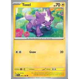 Scarlet & Violet - 071/198 - Toxel - Reverse Holo