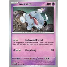 Scarlet & Violet - 105/198 - Greavard - Reverse Holo