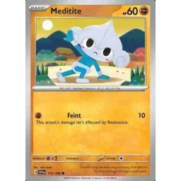 Scarlet & Violet - 110/198 - Meditite - Reverse Holo
