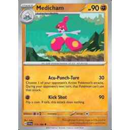 Scarlet & Violet - 111/198 - Medicham - Reverse Holo