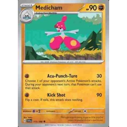Scarlet & Violet - 111/198 - Medicham - Reverse Holo