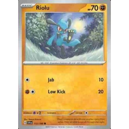 Scarlet & Violet - 112/198 - Riolu - Reverse Holo