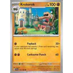 Scarlet & Violet - 116/198 - Krokorok - Reverse Holo
