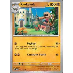 Scarlet & Violet - 116/198 - Krokorok - Reverse Holo