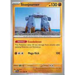 Scarlet & Violet - 121/198 - Stonjourner - Reverse Holo