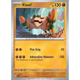 Scarlet & Violet - 122/198 - Klawf - Holo Rare