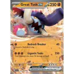 Scarlet & Violet - 123/198 - Great Tusk ex