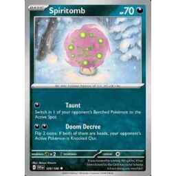 Scarlet & Violet - 129/198 - Spiritomb - Reverse Holo