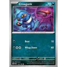 Scarlet & Violet - 130/198 - Croagunk - Reverse Holo