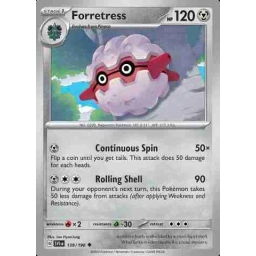 Scarlet & Violet - 139/198 - Forretress - Reverse Holo