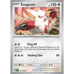 Scarlet & Violet - 147/198 - Zangoose - Reverse Holo