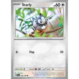Scarlet & Violet - 148/198 - Starly - Reverse Holo