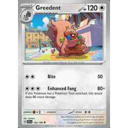 Scarlet & Violet - 152/198 - Greedent - Reverse Holo
