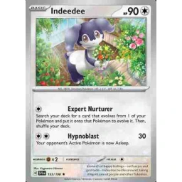 Scarlet & Violet - 153/198 - Indeedee - Holo Rare