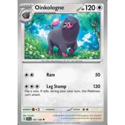Scarlet & Violet - 157/198 - Oinkologne - Reverse Holo